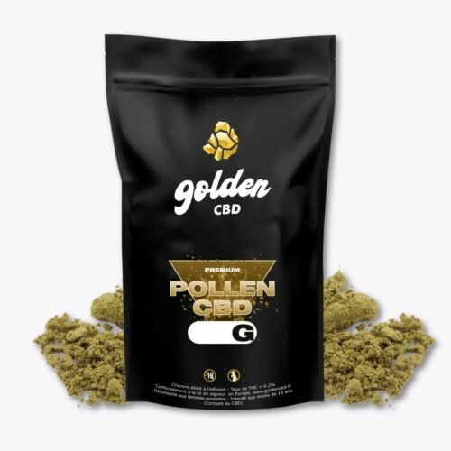 Résine CBD Pollen de Fleur Amnesia Kush Golden CBD